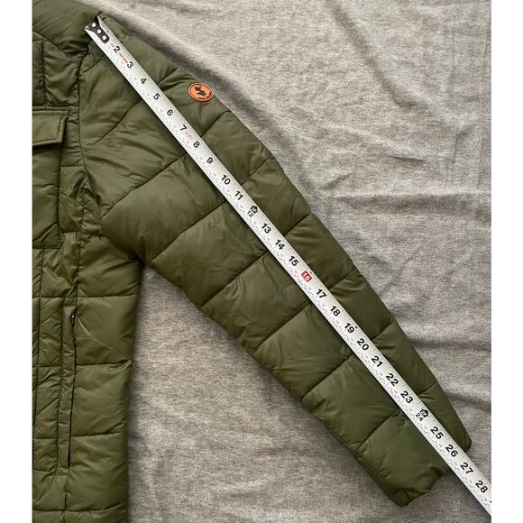 Save The Duck PlumTech Mens Size M Green Quilted Ultra Light Jacket - Picture 12 of 13